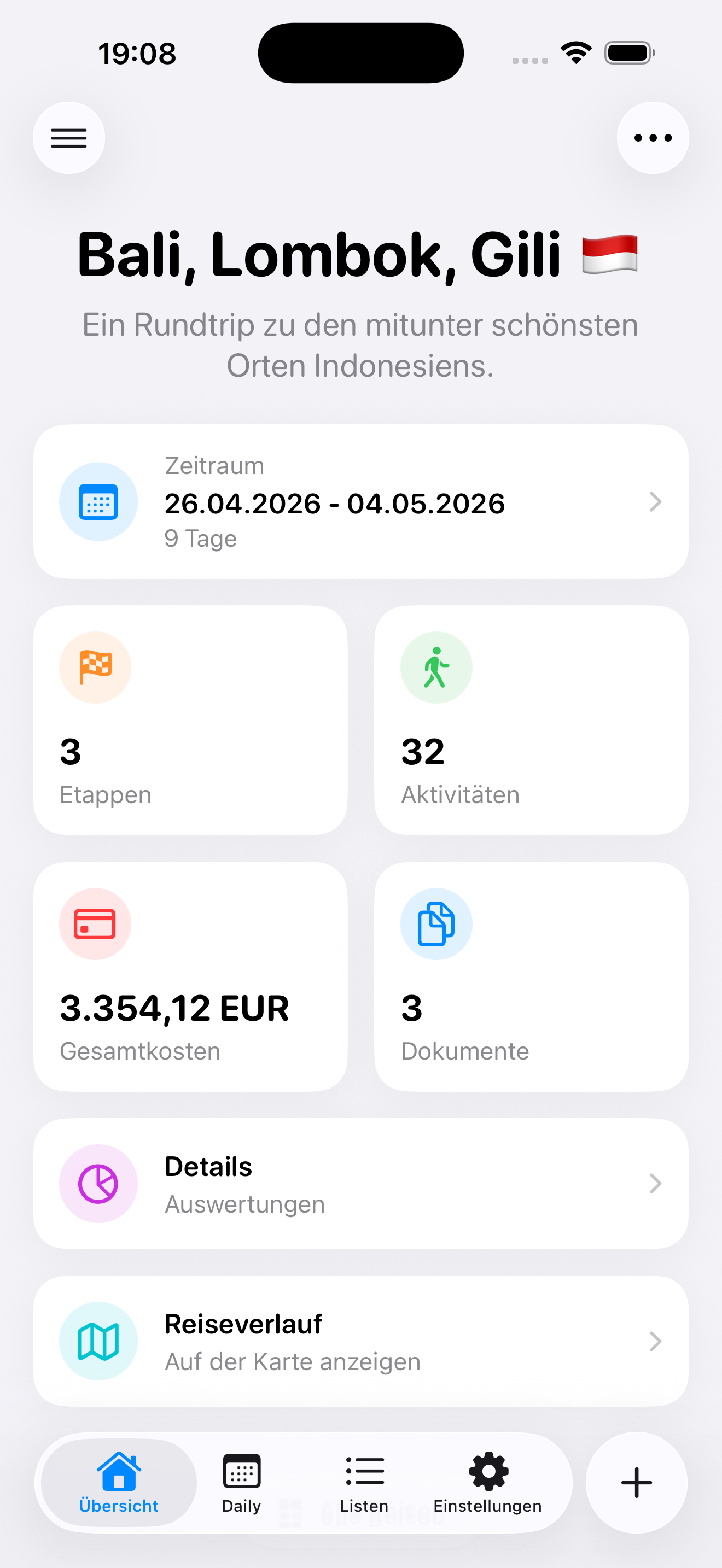 TravelAlly Dashboard
