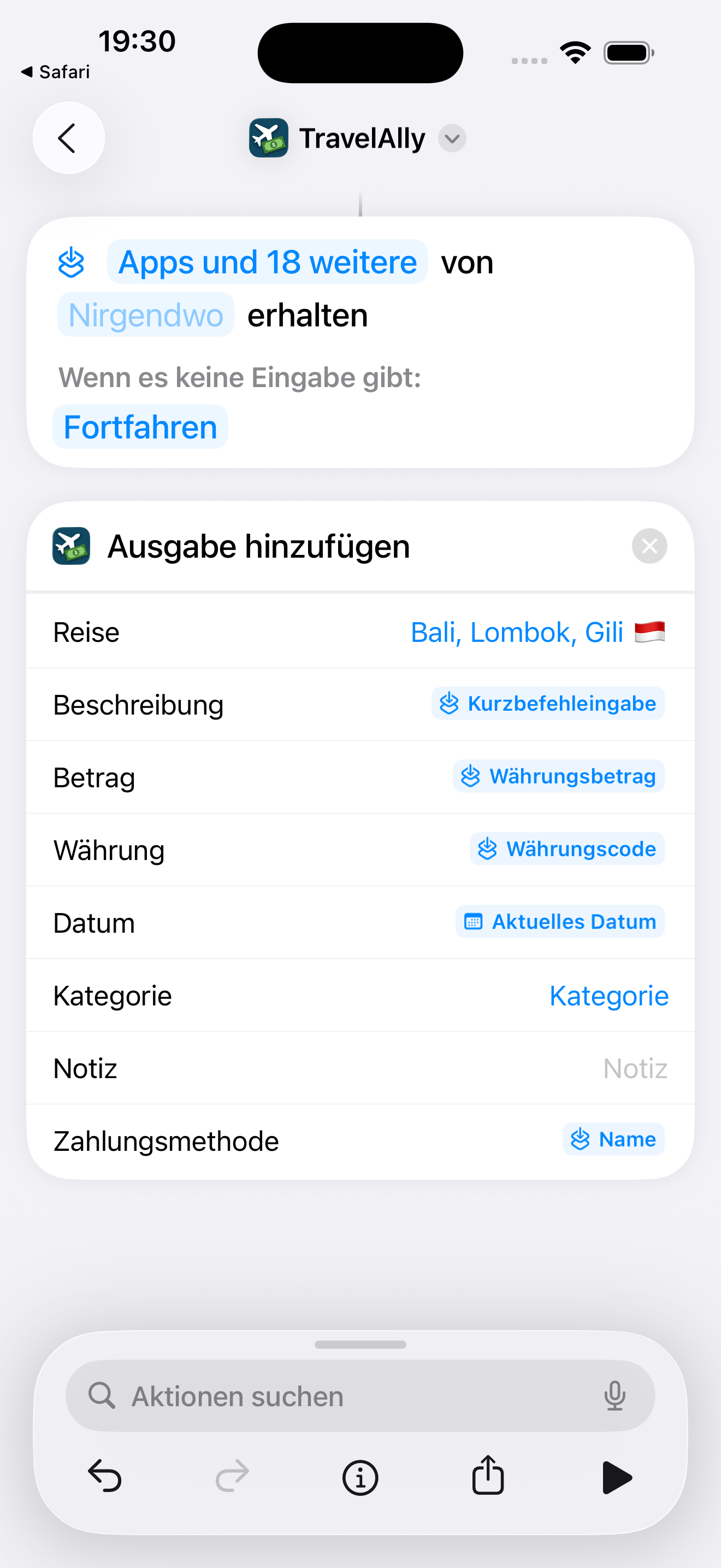 Kurzbefehle